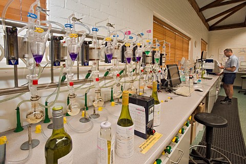 Laboratory of the Yalumba winery Angaston South Australia  Barossa Valley