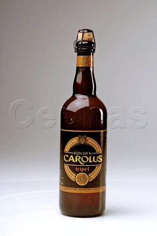 750ml bottle of Gouden Carolus Tripel Belgian beer