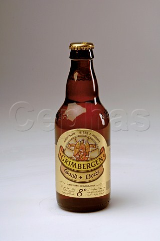 Bottle of Grimbergen Goud Dore Belgian beer