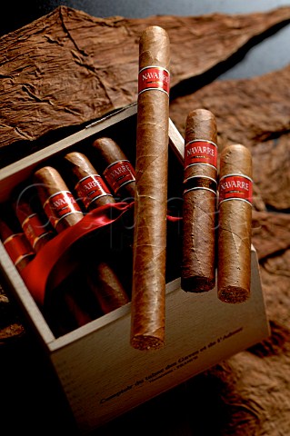 Box of handmade Navarre cigars