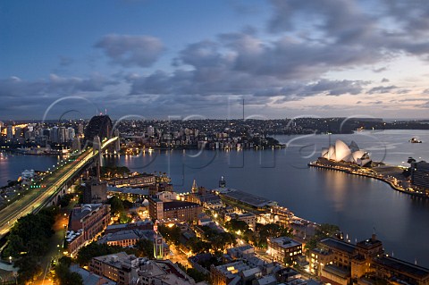 Sydney Harbour at dawn New South Wales Australia