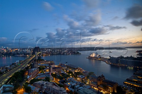 Sydney Harbour at dawn New South Wales Australia