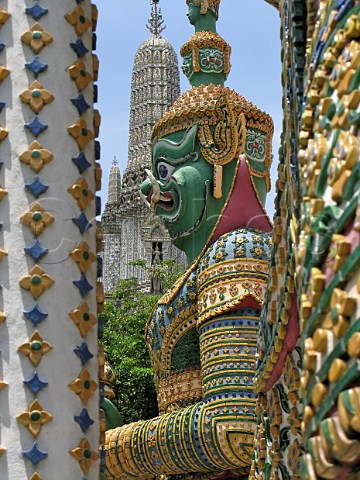 Statue at Wat Arun Bangkok Thailand