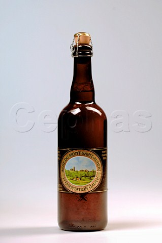 750ml bottle of Mont SaintAubert Belgian beer