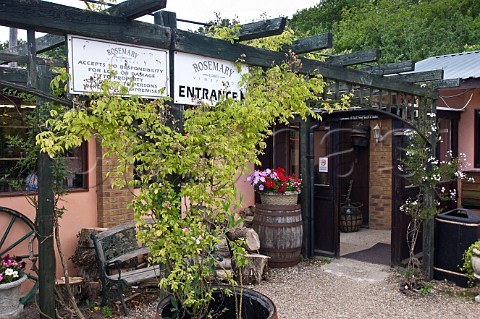 Entrance to Rosemary Vineyard winery Ryde  Isle of Wight England