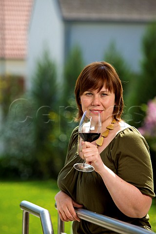 Silvia Prieler winemaker of Prieler Winery  Schtzen am Gebirge Burgenland Austria  NeusiedlerseeHgelland