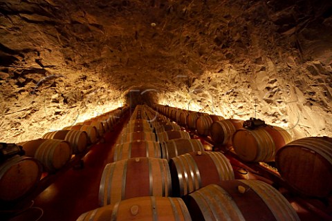 Barriques in cellar of the Laimburg winery   Vdena Alto Adige Italy  Alto Adige  Sdtirol