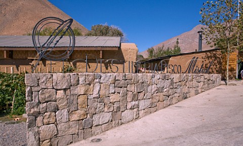 Mistral pisco distillery in the town of Pisco Elqui Valley Chile