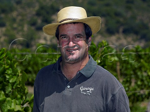 Derek Mossman Knapp of the Garage Wine Company in his Mountain Cabernet Sauvignon vineyard Maipo Chile