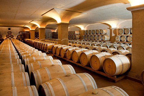 Barrel cellar of San Leonardo Borghetto allAdige Avio Trentino Italy