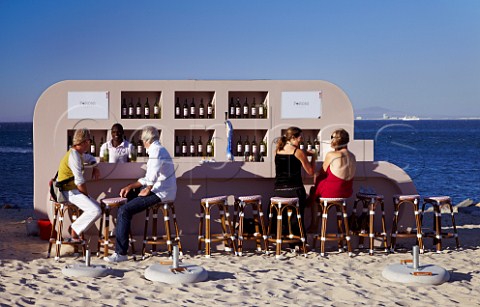 Bar on the beach at the Grand Caf Cape Town Western Cape   South Africa