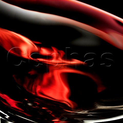 Swirling a glass of Paul Cluver Pinot Noir