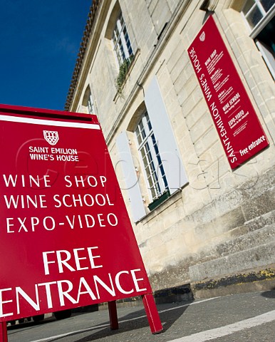 The Maison du Vin in Saintmilion Gironde France  Stmilion  Bordeaux