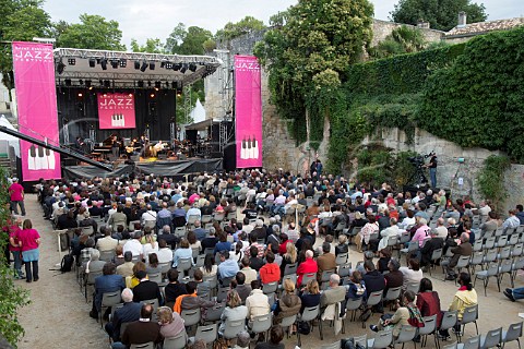 Jazz Festival at Saintmilion Gironde France