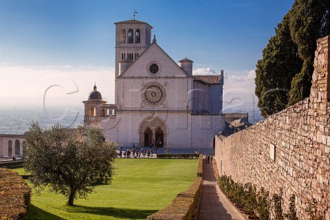 Basilica of San Francesco Assisi Umbria Italy