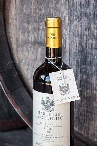 Bottle of Marchesi Leopoldo Pinot Nero Marchesi Incisa della Rocchetta Rocchetta Tanaro Piemonte Italy
