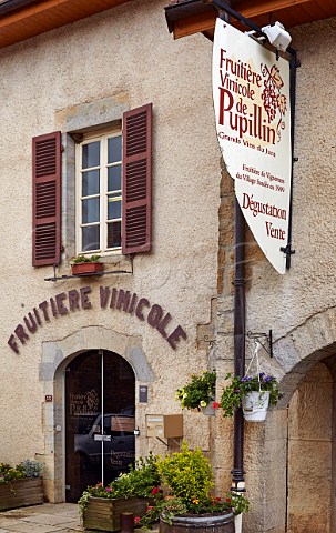 Sales and tasting room of the Fruitire Vinicole de Pupillin  Pupillin near Arbois Jura France  ArboisPupillin