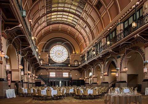 Inside the old Union Railway Station  now used as a function room Indianapolis Indiana USA