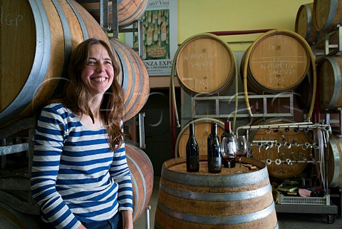 Lisa Gelbee winemaker and owner of Morella Manduria Puglia Italy