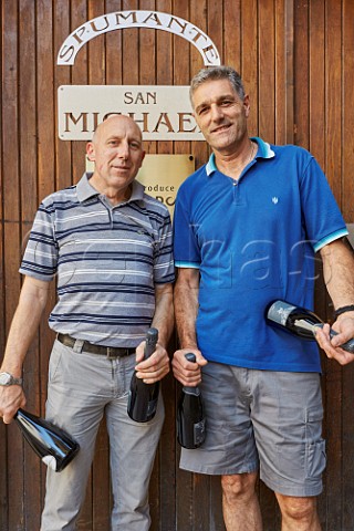 Alessandro Chini and Corrado Linardi of Spumante San Michael San Michele allAdige Trentino Italy  Trento DOC