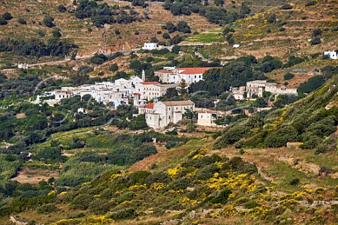 The Jesuit Catholic Monastery in the village of Loutra Tinos Greece