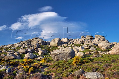 Granite boulders on the Volax Plateau  Tinos Greece