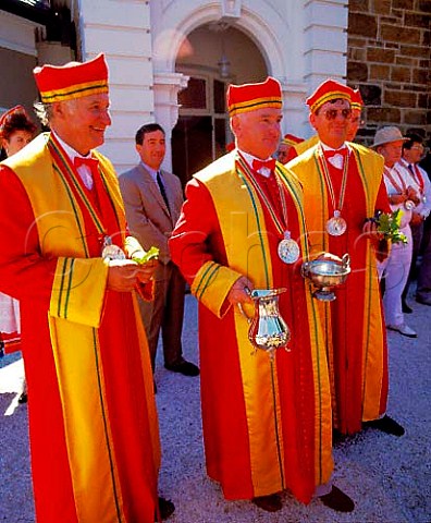 Winemakers in their traditional robes at The Barossa   Vintage Opening ceremony South Australia   Barossa Valley