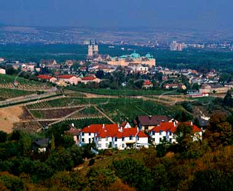 The town of Klosterneuburg north of Vienna is   dominated by its monastery and wine school  Austria        DonaulandCarnutum