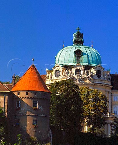 The monastic cellars and wine school of   Klosterneuburg to the north of Vienna   Niedersterreich  Austria  Donauland