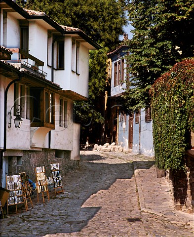 In the old quarter of Plovdiv Bulgaria