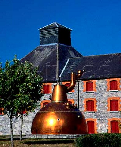 Copper pot still in the grounds of the Jameson   Heritage Centre  part of the Midleton Whiskey   Distillery Midleton County Cork Eire
