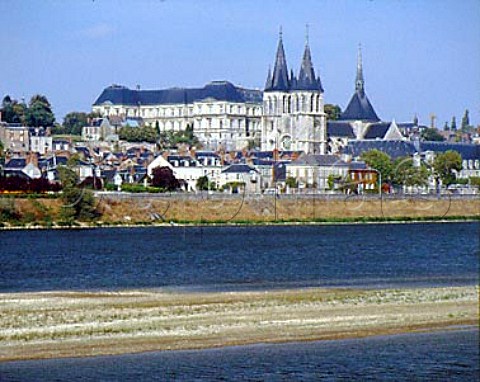 Blois Cathedral and River Loire LoiretCher   France Centre