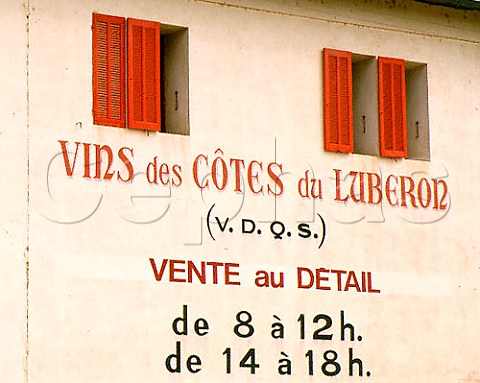 Cave Vinicole de Lauris Lauris Vaucluse France  Ctes du Lubron
