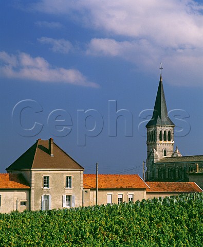 Church in village of Chnas  Rhne France Beaujolais