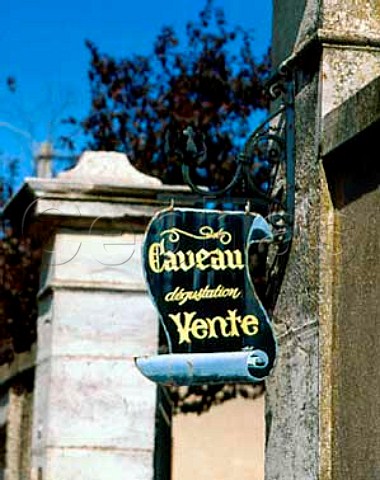 Caveau sign in Morey StDenis Cote de Nuits