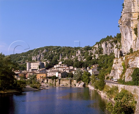 Village of Vog on the Ardche River Ardche   France  RhneAlpes