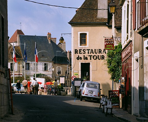 Restaurant de la Tour on Nouvelle Place in the wine town of Sancerre Cher France