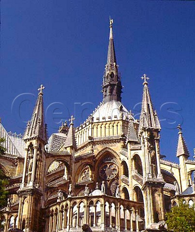 Reims Cathedral apse Marne France