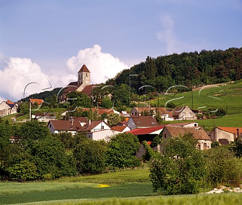 The village of Cuis south of pernay Marne France Cte Des Blancs  Champagne
