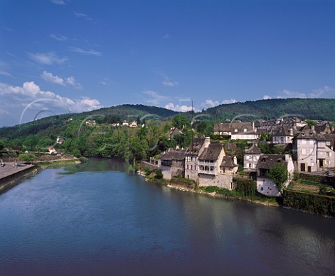 Argentat on the Dordogne River Corrze France