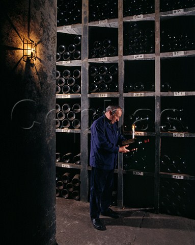 The vintage bottle cellar of Chteau Latour Pauillac Gironde France  Mdoc  Bordeaux