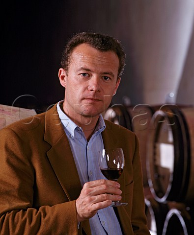Paul Pontallier director of Chteau Margaux   in his 1styear chai   Margaux Gironde France   Mdoc  Bordeaux