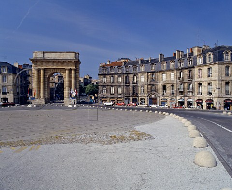 Porte des Salinires at the western end of  the Pont de Pierre in Bordeaux Gironde France