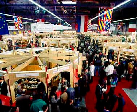 The exhibition of Burgundian wines held in the   Palais des Congres at Beaune on the weekend of the   Hospices de Beaune wine auction