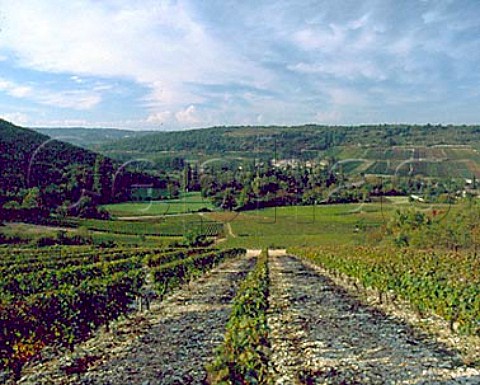 View to AuxeylePetit from above AuxeyDuresses   Cote dOr France