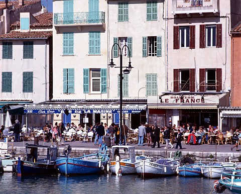 Quayside cafs Cassis BouchesduRhne France   Provence