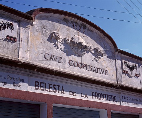 Cave Cooperative at BelestadelaFrontire PyrnesOrientales France   Ctes du Roussillon
