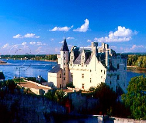 Montsoreau Chteau and the River Loire  near Saumur MaineetLoire France