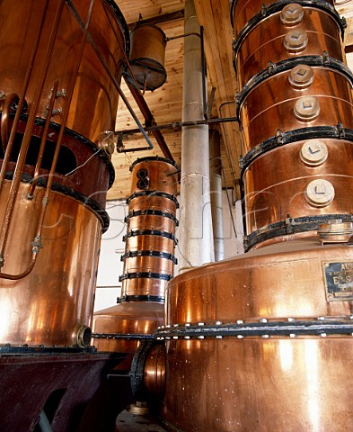 Armagnac stills of Distillerie Lafontan Cutxan   near Eauze Gers France    AC Bas Armagnac