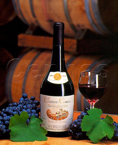 Bottle of 1984 Chateau Carras in the barrel cellar   of Domaine Porto Carras Produced from Cabernet   Sauvignon Cabernet Franc and Merlot   Sithonia Greece